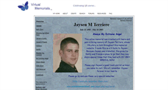Desktop Screenshot of jaysen-terriere.virtual-memorials.com