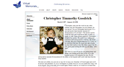 Desktop Screenshot of christopher-goodrich.virtual-memorials.com