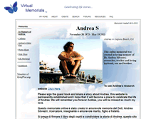 Tablet Screenshot of andrea-silvestri.virtual-memorials.com