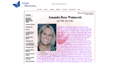 Desktop Screenshot of amanda-wainscott.virtual-memorials.com