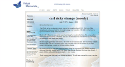 Desktop Screenshot of carl-strange-mosely.virtual-memorials.com