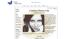 Desktop Screenshot of courtney-coin.virtual-memorials.com