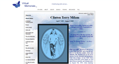 Desktop Screenshot of clinton-milam.virtual-memorials.com