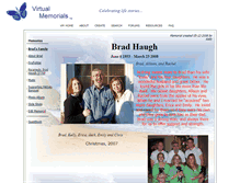Tablet Screenshot of brad-haugh.virtual-memorials.com